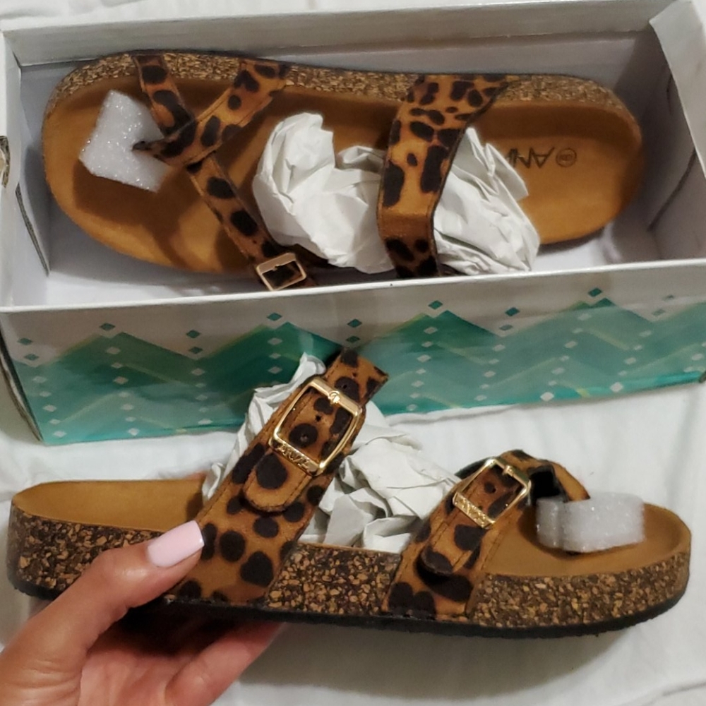 Lepord sandals
